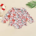 thumbnail image 3 of Maillot de Bain Fille 1-6 Ans Manches Longues Col à Volants Tenue de Plage pour Enfants, 3 of 9
