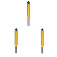 thumbnail image 4 of 8mm Shank Lengthened Bearing Bit Trim Router Bit End lengthened bearing bit Woodworking Milling Trimming Tool 8x1/2x50.8, 4 of 9