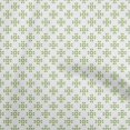 thumbnail image 1 of oneOone Silk Tabby Pear Green Fabric Asian Block Sewing Craft Projects Fabric Prints By Yard 42 Inch Wide, 1 of 5