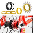 thumbnail image 1 of Bicycle 15T Single Speed Flywheel Bicycle 15T Set Conversion Single Set Conversion Speed Cassette Bicycle 1 HG 10 Kit Mountain Bike Golden, 1 of 9