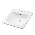 thumbnail image 3 of American Imaginations 21-in. W 3H8-in. Ceramic Top Set In White Color - Drain Incl. AI-33087, 3 of 9
