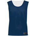 thumbnail image 1 of ASI 9717.301.3XL Adult Mesh Reversible Pinnie Top, Navy & White - 3XL, 1 of 1