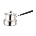 thumbnail image 4 of tamizeot Coffee Maker Brew Pot Kettle Turkish Coffee Pot Easy Steps To Brew Delicious Quickly At Home Or On Go Butter Silver 900ml, 4 of 6