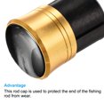 thumbnail image 5 of Unique Bargains 22mm Dia Plastic Fishing Rod End Cup Protector, 5 Pack, 5 of 5