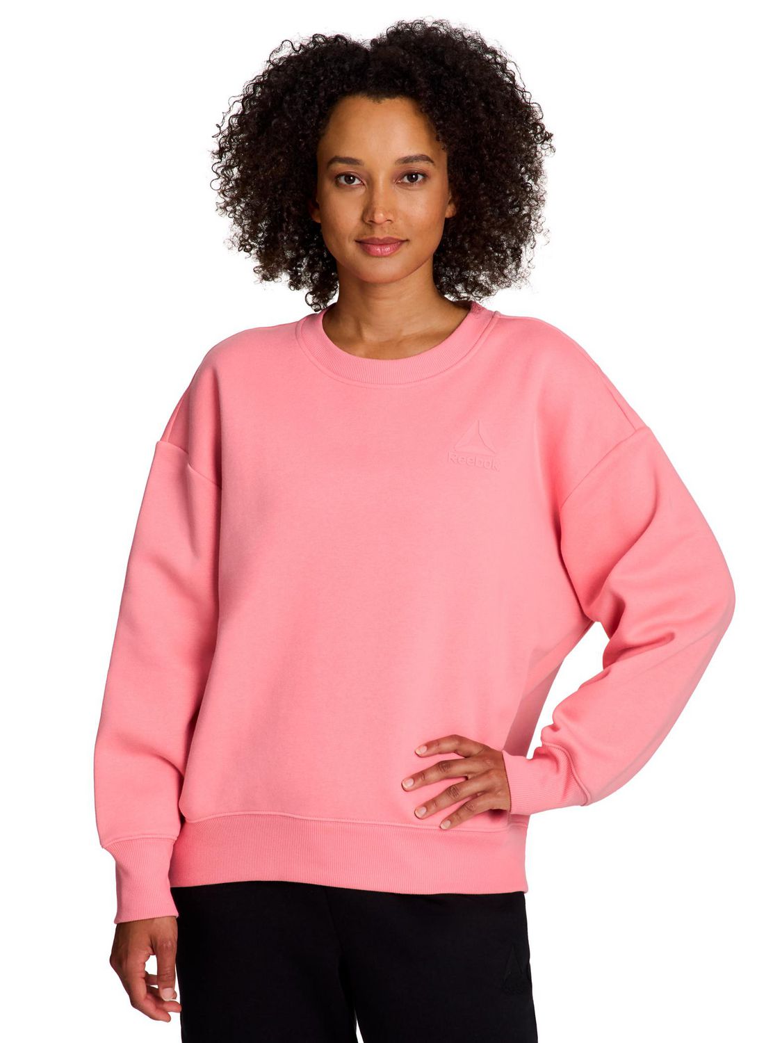 Reebok Women's Weekender Oversized Crewneck Sweatshirt