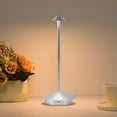 thumbnail image 3 of EGNMCR Desk Lamp Table Lamps Rechargeable, Led Dinning Desk Lamp, Portable Metal Table Light With Stepless Dimming 3 Level Brightness For Home Restaurant Bar Cafe Patio small lamp, 3 of 7
