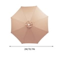 thumbnail image 2 of Parasol de Terrasse Extérieur Grand de 78,7 Pouces à 6 Baleines, Parasol de Marché pour Table – Résistant aux UV, Parasol de Piscine 190T Robuste et Imperméable, Toile de Remplacement pour Parasol, Housse Supérieure de Remplacement (Cadre Non Inclus), 2 of 6