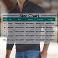 thumbnail image 3 of Sweaters for Men Standing Collar Half Zipper Elasticity Knit Base Long Sleeve, 3 of 9