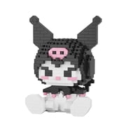 Alician Anime Building Blocks Kuromi Cinnamon Micro Particle Assembled Building Blocks Ornament For Gifts