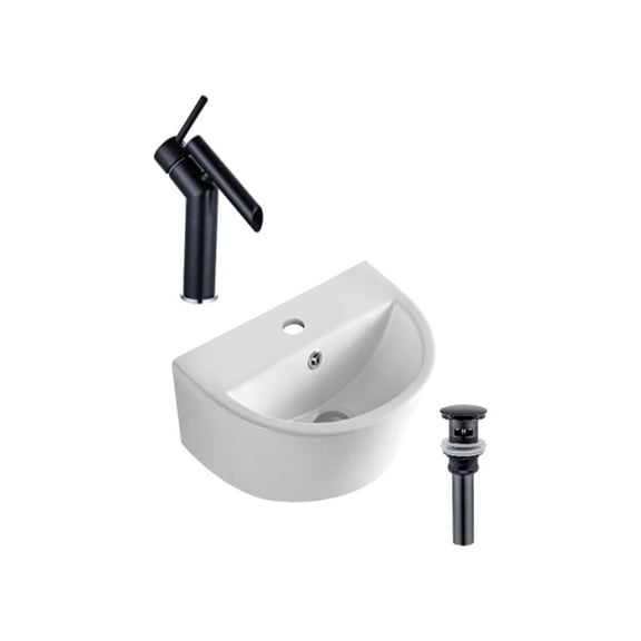 DROP Bath and Kitchen DR091274 Bathroom Vessel Sink Set