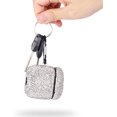 thumbnail image 4 of Glitter Diamond Case for AirPods with Keychain Shockproof Protection Premium Shiny Rhinestone Case with AirPods 2 and 1 Charging Case (White+AB C5), 4 of 5