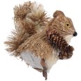 thumbnail image 4 of 1pc Straw Woven Squirrel Desktop Adornment Animals Ornament Xmas Landscape Decor, 4 of 8