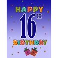 thumbnail image 1 of Carolines Treasures CJ1107GF Happy 16Th Birthday Flag Garden Size, 1 of 3