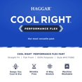 thumbnail image 2 of Haggar Pantalon pour Homme Cool Right Performance Flex Uni Coupe Droite devant Plat, 2 of 6