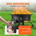 thumbnail image 4 of VEVOR Propane Fire Pit 24” Outdoor Portable Gas Fire Pit for Heating 58000 BTU, 4 of 9