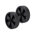 thumbnail image 3 of DYNWAVECA 2 Pcs Roue de Chariot Roulettes de Chariot Voyage Personnel pour Utilitaire Chariot Pliant Portable Pièce de Remplacement Roue de Valise, 5 Pouces 151g, 3 of 9