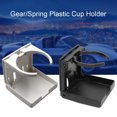 thumbnail image 2 of Maoww Folding Cup Holder Universal Stable Bottle Bracket Vehicle RV Marine Boat Drinks Rack Modified Component Organization Fittings Black Gear Adjustment, 2 of 9