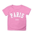 thumbnail image 4 of Chemises de Sport pour Filles 4t Chemise Garçon et Fille Mode Décontractée Imprimé Col Rond Manches Courtes T-Shirt Haut, 4 of 4