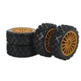 thumbnail image 2 of Pneus RC 1/10, Marron Durables Roues RC Durables Amortissement Fort Texture Concavoconvexe pour Voiture de Sport Plate 02, 2 of 8