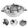 thumbnail image 1 of IFANLANDOR Divided Pot for Cooking Hotpot with Dividers Prevent Scald 1Pack, 1 of 8