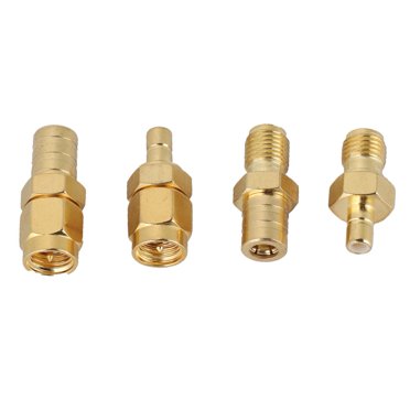 Fosa 4 Types RF Adapter SMA Adapter to SMB Connector RF Converter Set for DAB Car Radio Antenna,RF Adapter, SMA Adapter