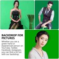 thumbnail image 4 of MasteelfCA 1pc Photographic Cloth Solid Green Color Backdrop Simple Background Fabric, 4 of 7