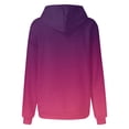 thumbnail image 5 of Timegard Sweatshirts for Women Plus Size Zipper Hoodies Pullover Gradient Color Fall Casual Loose Tops, 5 of 5