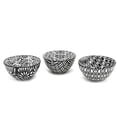thumbnail image 3 of Hometrends Round Dip Bowl 7oz Asst'd Black & White Pattern, 3 of 3