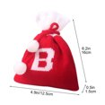 thumbnail image 4 of Embroidered Knitted Christmas Candy Bags Mini Monogrammed Stocking Stuffers for Tree Decor, Reusable Gift Pouches for Treats & Small Presents, Festive Hanging Party Favors, 4 of 9