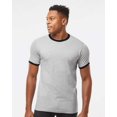 thumbnail image 3 of Tultex T-Shirt à Col Contrastant Unisexe en Jersey Fin, 3 of 7