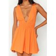 thumbnail image 1 of MesaSe Robe Mini d'Été Sans Manches à Col en V Dos Nu à Imprimé Floral pour Femmes Club Fête, 1 of 2