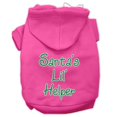 thumbnail image 1 of Santa's Lil' Helper Screen Print Pet Hoodies Bright Pink Size Sm (10), 1 of 1