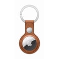 thumbnail image 1 of Apple AirTag Leather Key Ring - Saddle Brown, 1 of 3