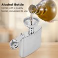 thumbnail image 1 of Stainless Steel Alcohol Flask,Portable Stainless Steel Wine Whisky Flask Wine Flask Exquisite Design, 1 of 11