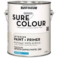 thumbnail image 4 of Rust-Oleum Sure Colour™ Paint + Primer, Interior Eggshell, Artists Canvas White 3.78 L, 4 of 6