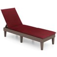 thumbnail image 1 of Costway Patio Lounge Chair Recliner Chair with 3-Position Adjustable Backrest & Cushion Red, 1 of 8