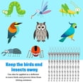thumbnail image 3 of Bird Reflective Decoration 12 Pack Bird Repellen Rods Patio & Garden,12 X Reflective Bird Repellent, 3 of 9