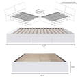 thumbnail image 4 of Nexera Aura 3 Drawer White Bed, 4 of 8