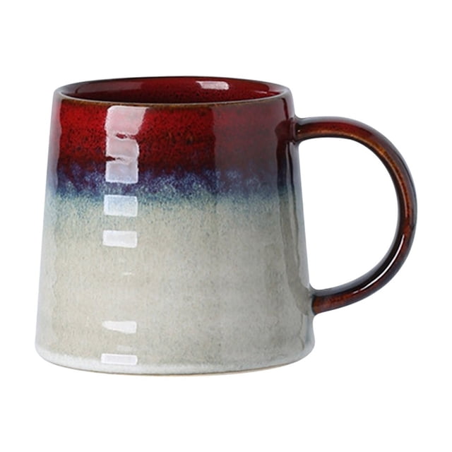 Dvkptbk Mug Ceramic Gradient Coffee Cup Mug Kitchen Gadgets