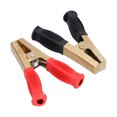 thumbnail image 4 of 2pcs 1000A Car Battery Clamps Pure Copper Red Black Electrical Test Auto Charging Clips Connector, 4 of 14
