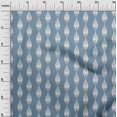 thumbnail image 2 of oneOone Cotton Poplin Fabric Stripe Ikat Printed Fabric 1 Yard 56 Inch Wide, 2 of 4