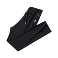 thumbnail image 3 of Men's Casual Stretch Pants with Technology and Comfortable Elastic Drawstring Waist for Everyday Wear, 3 of 6