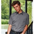 thumbnail image 2 of Premier Mens Short Sleeve Formal Poplin Plain Work Shirt, 2 of 3