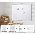 thumbnail image 2 of Felt Wall Tiles Bulletin Board Large Cork Board Alternative .\uDx.\uDx.\uD Felt Pin Board Tack Board with Removable Adhesive Tabs for Home Office School x, 2 of 7