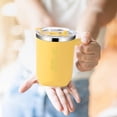 thumbnail image 2 of EGNMCR 304 Stainless Steel Double-layer Mug Home Office Water Cup With Handle Cup A cup, 2 of 6
