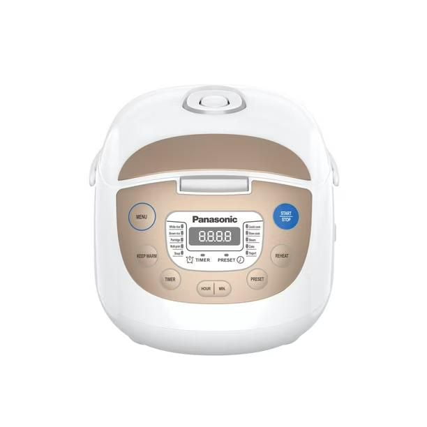 Panasonic multi-function 6-cup rice cooker, micro controlled, SRZC123N, in champagne Colour