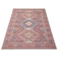 thumbnail image 4 of ECARPET Vintage Turkish Area Rug, Flatweave Indoor Carpet, Eco Friendly, Machine Washable, Afshar Collection, 4 of 9