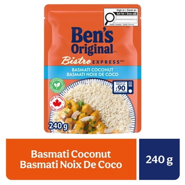 BEN'S ORIGINAL BISTRO EXPRESS basmati noex de coco, riz d'accompagnement, sachet de 240 g