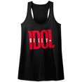 thumbnail image 1 of Billy Idol 1980s Punk Rock Singer Red Logo Adult Racerback Tank Top Shirt, 1 of 1