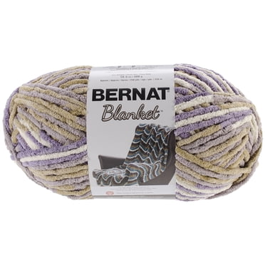 Bernat® Blanket™ #6 Super Bulky Polyester Yarn, Lilac Bush 10.5oz/300g, 220 Yards
